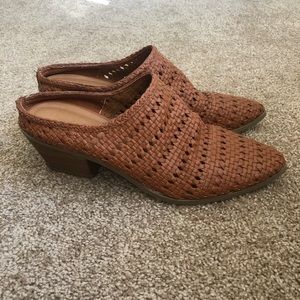 Women’s Woven Heeled Mules